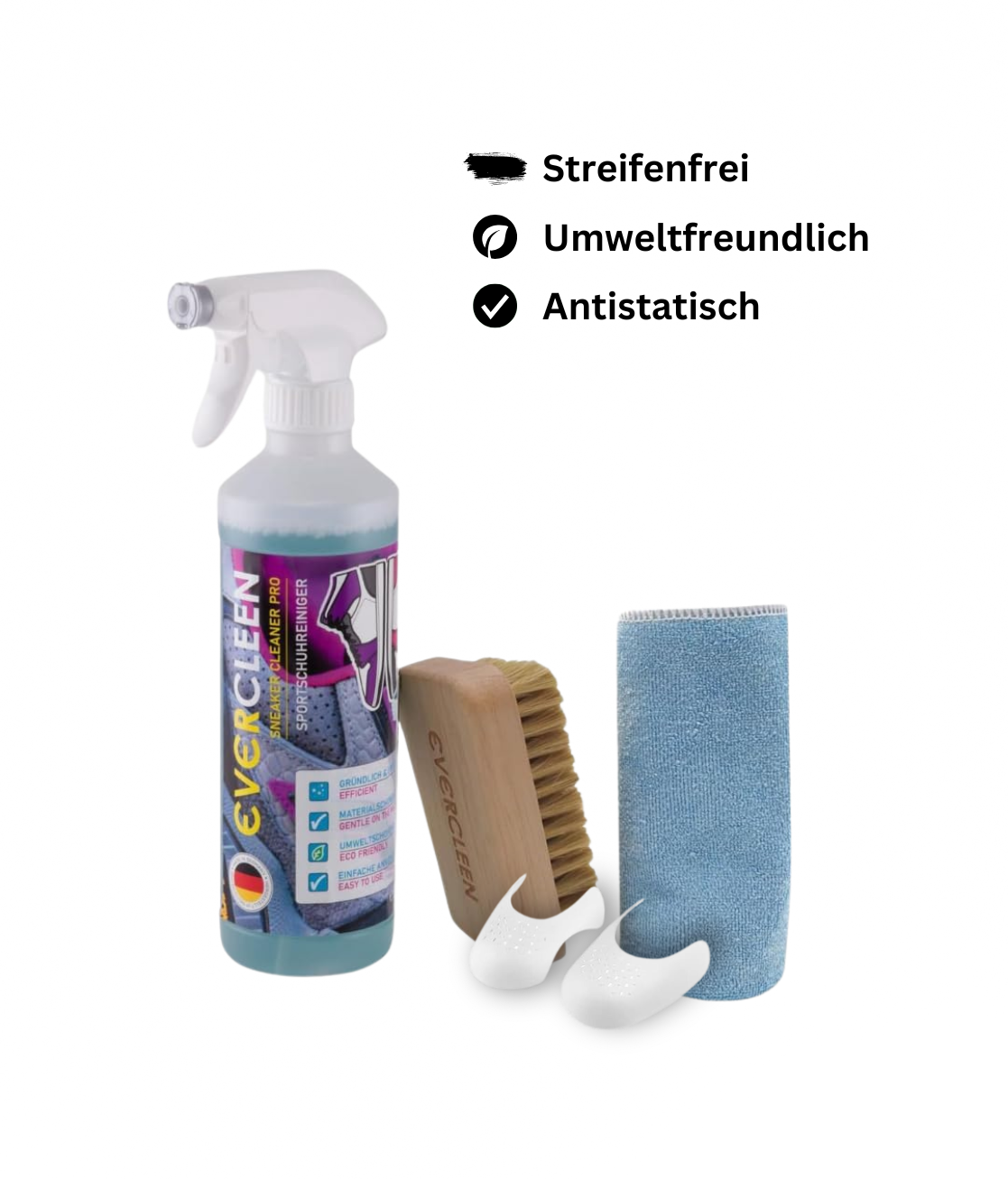 Veganer Sneaker Cleaner 500ml Made in deutschland ,Germany | EVERCLEEN
